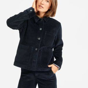 Everlane Corduroy Chore Jacket in Navy EUC